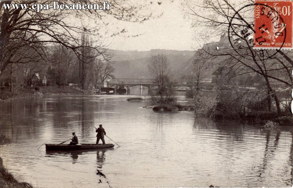 Besançon - Micaud - Vue sur le pont Bregille
